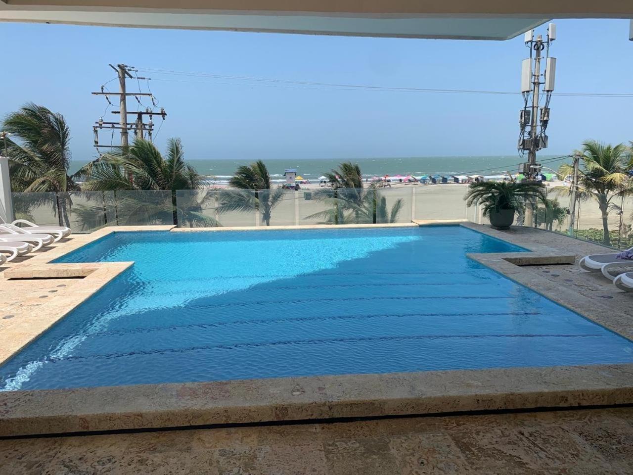 Luxury Apartment, Sector Morros, Vista Y Salida Al Mar Edificio Sunshine Cartagena Εξωτερικό φωτογραφία