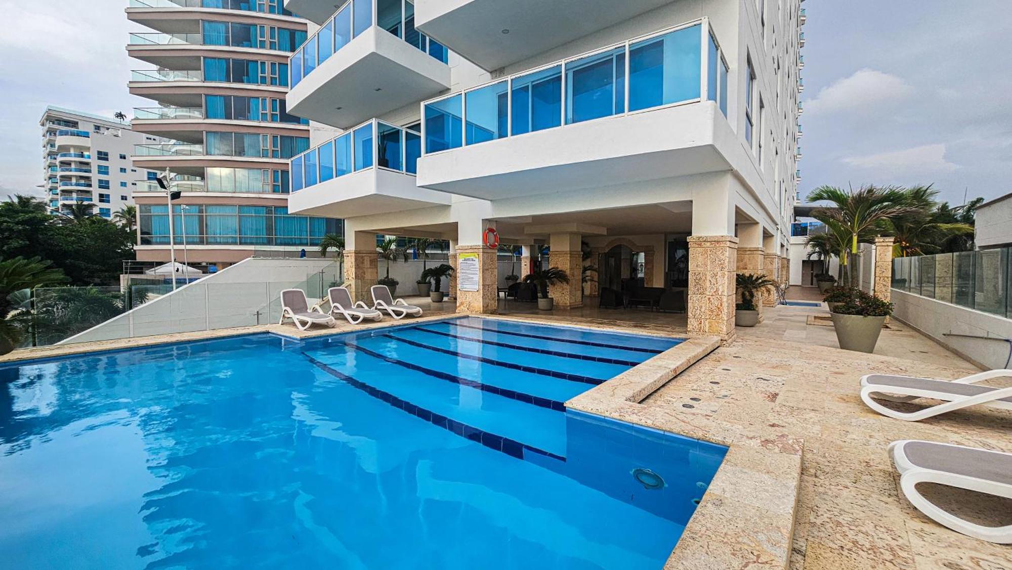 Luxury Apartment, Sector Morros, Vista Y Salida Al Mar Edificio Sunshine Cartagena Εξωτερικό φωτογραφία